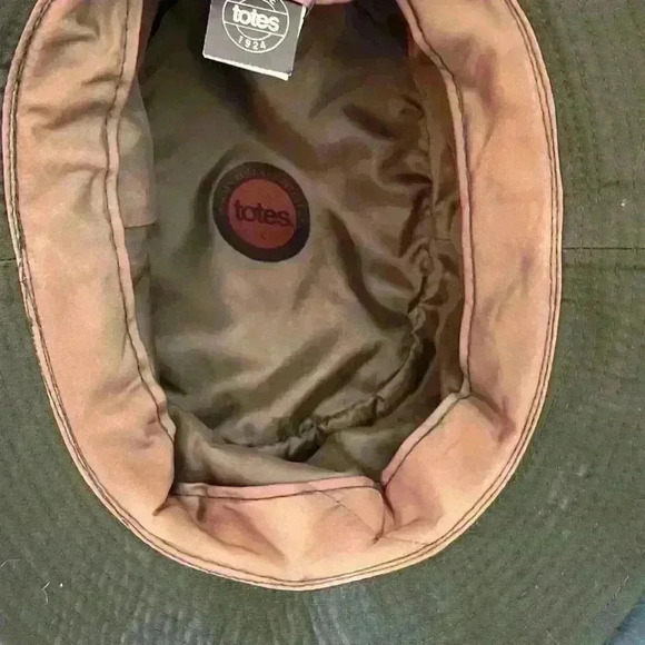 Totes Army Green rain hat. Large - Picture 7 of 7